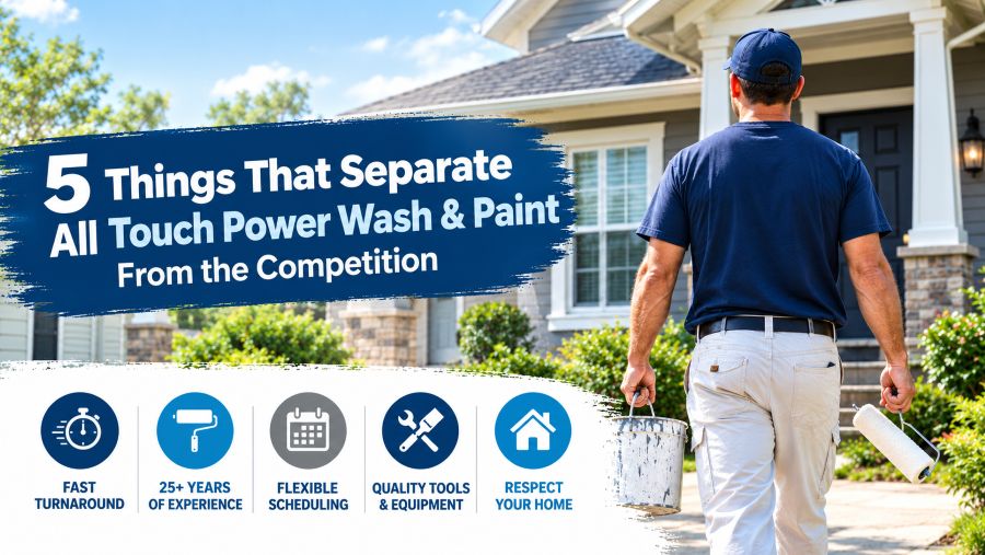 5 things that separate all touch power wash & paint from the competition